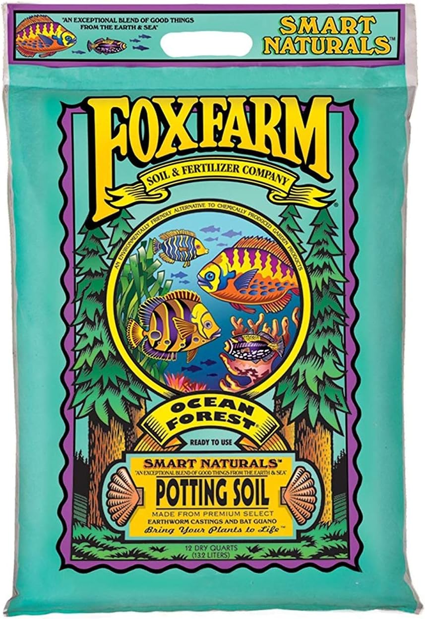 FoxFarm FX14053 12-Quart Ocean Forest Organic Potting Soil … (5)