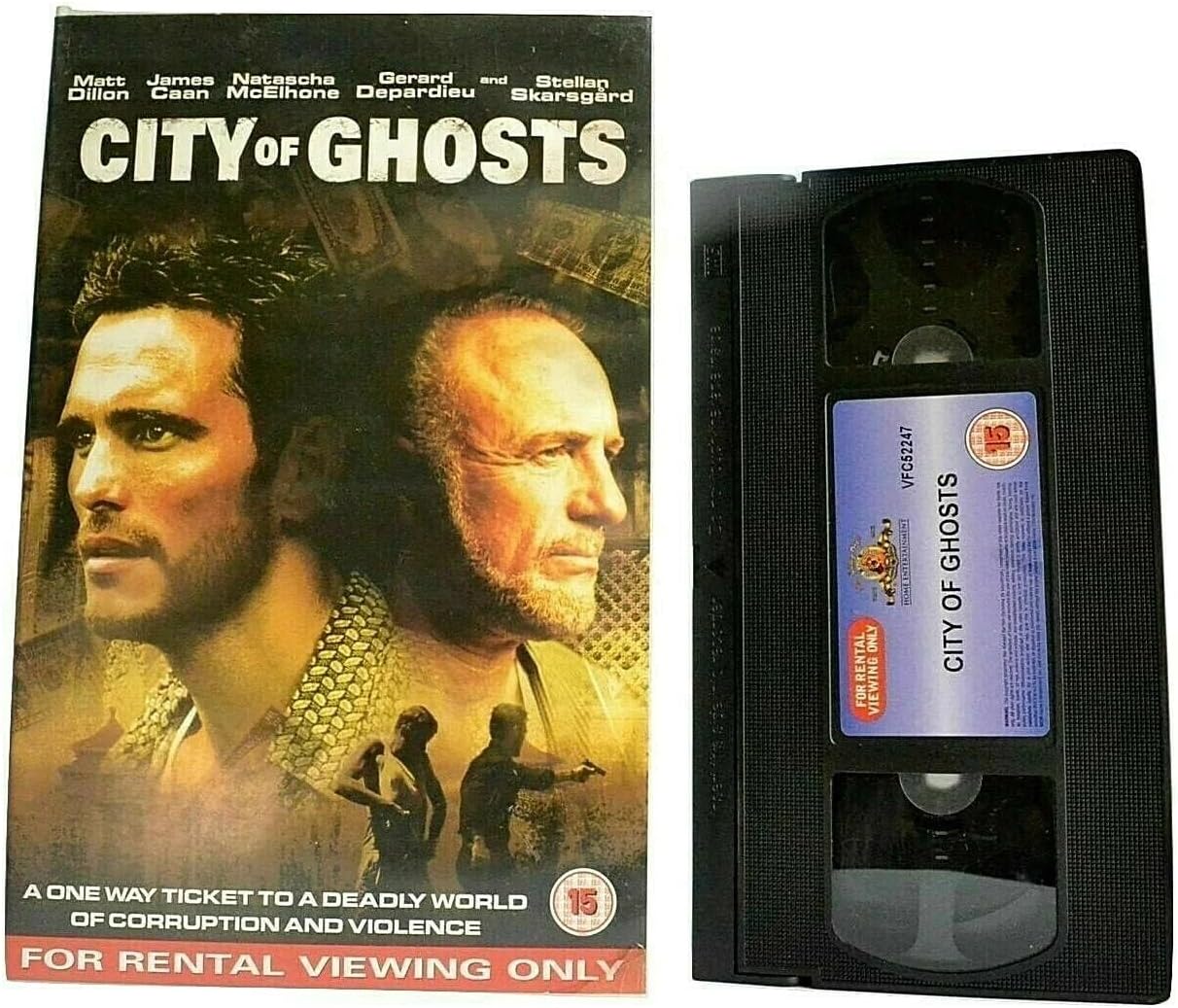 Christmas Carol Kate Winslet Nick Cage C.Dicken's Novel Large Box VHS