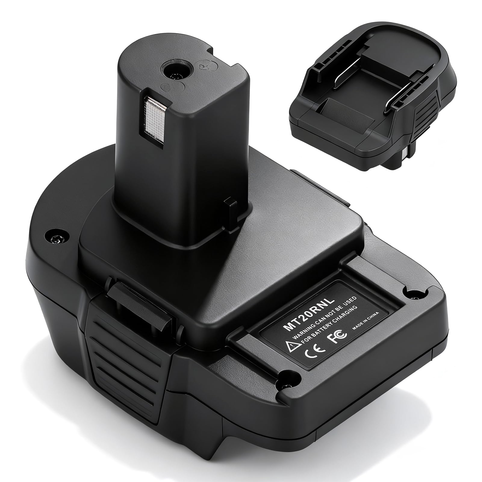 Adaptateur de Batterie, convertisseur de Batterie au Lithium Pratique de Petite Taille Facile à Utiliser Poids léger pour Batterie au Lithium Appareils ménagers