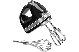 KitchenAid 7-Speed Hand Mixer in Onyx Black