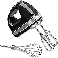 Vista 7 de KitchenAid, Batidora de Mano Digital con 7 Velocidades y Accesorios Turbo Beater II, KHM7210, Plateado Contour