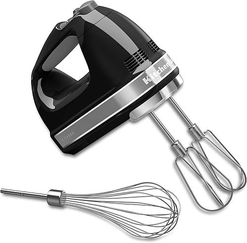 Miniatura 1 de KitchenAid Batidora de Mano Digital con 7Velocidades y Accesorios Turbo Beater II KHM7210 NOtamaño Negro ónice