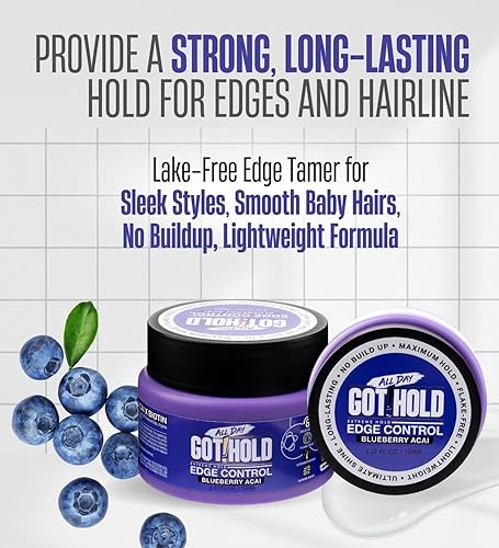 Miniatura 2 de Extreme hold Blueberry Acai Edge Control 3.37 fl.oz3.4 fl oz