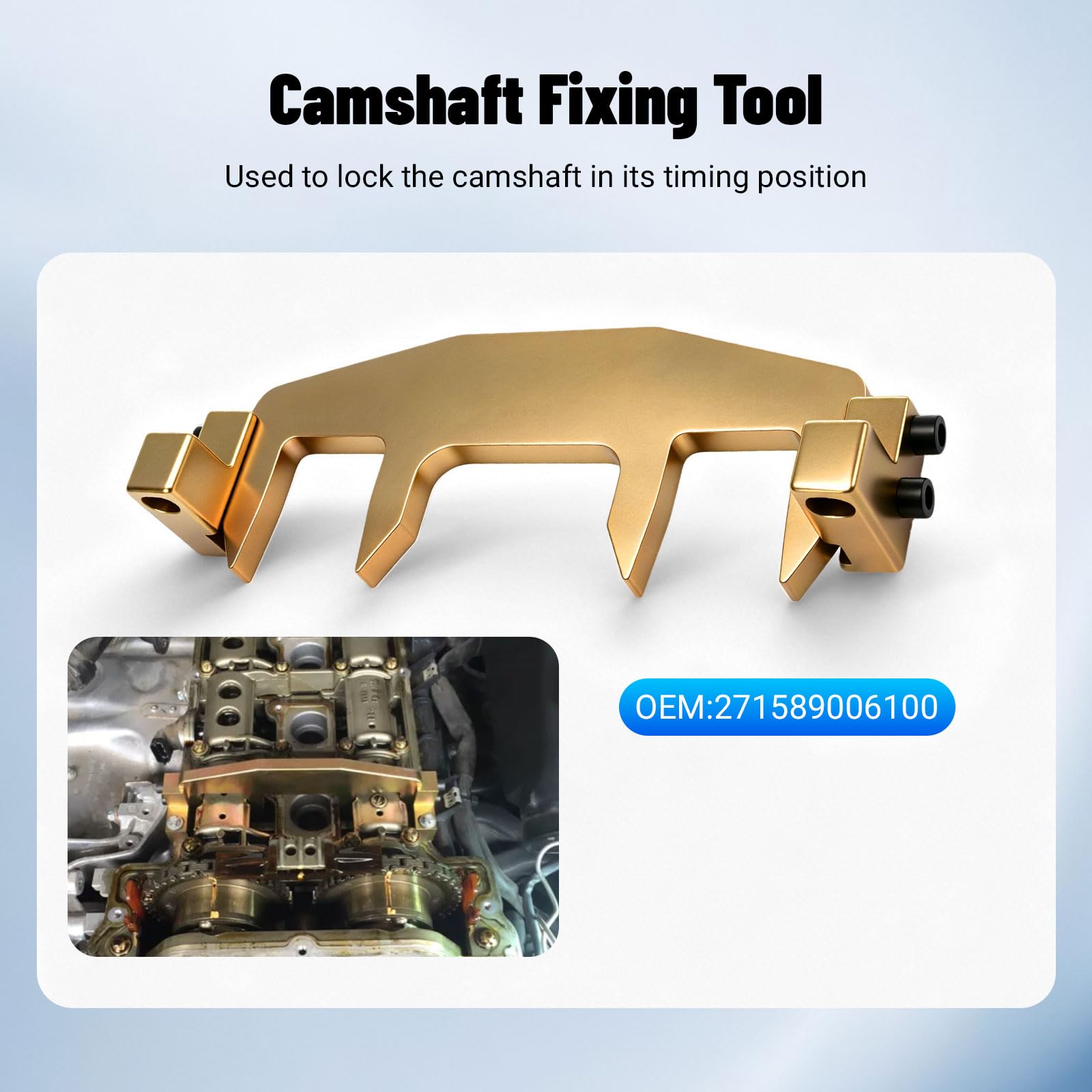 RUIZHI Kit d'Outils de Distribution Moteur, Outil de Calage des Arbres à Cames
