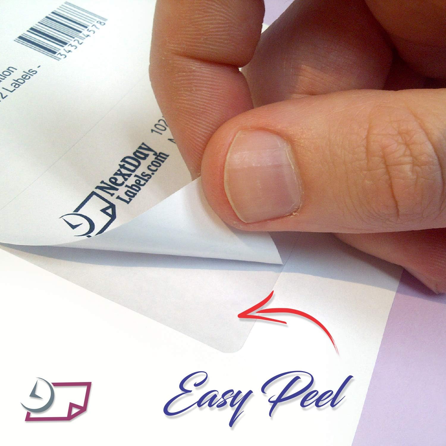 NextDayLabels - Integrated Label/Laser Form with Label Combination (2 Labels of 3-1/2 x 1-1/2" Each/Pack of 250)