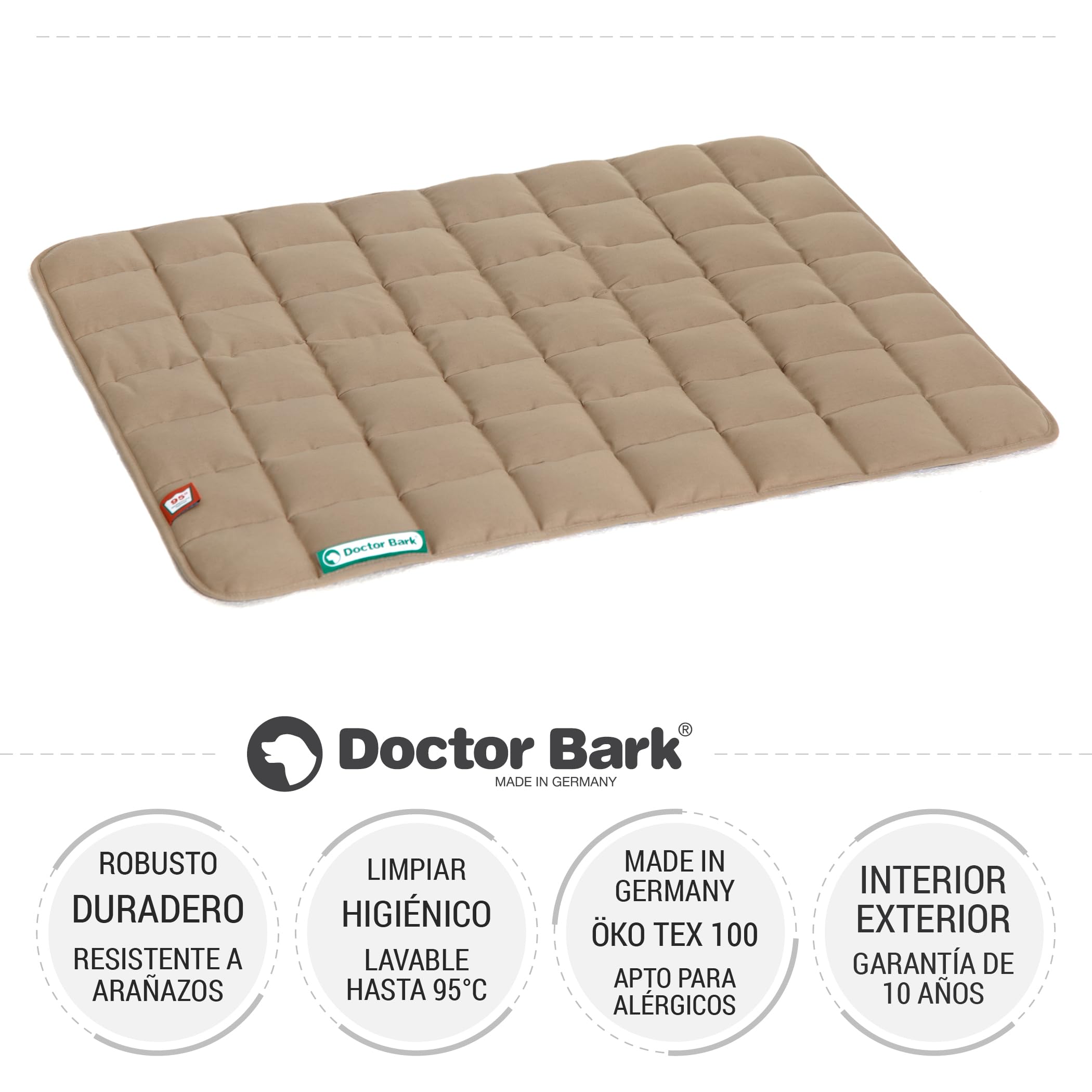 Doctor Bark Manta de Perros, Robusto, Lavable a 95 ° C - Disponible en Diferentes tamaños y Colores