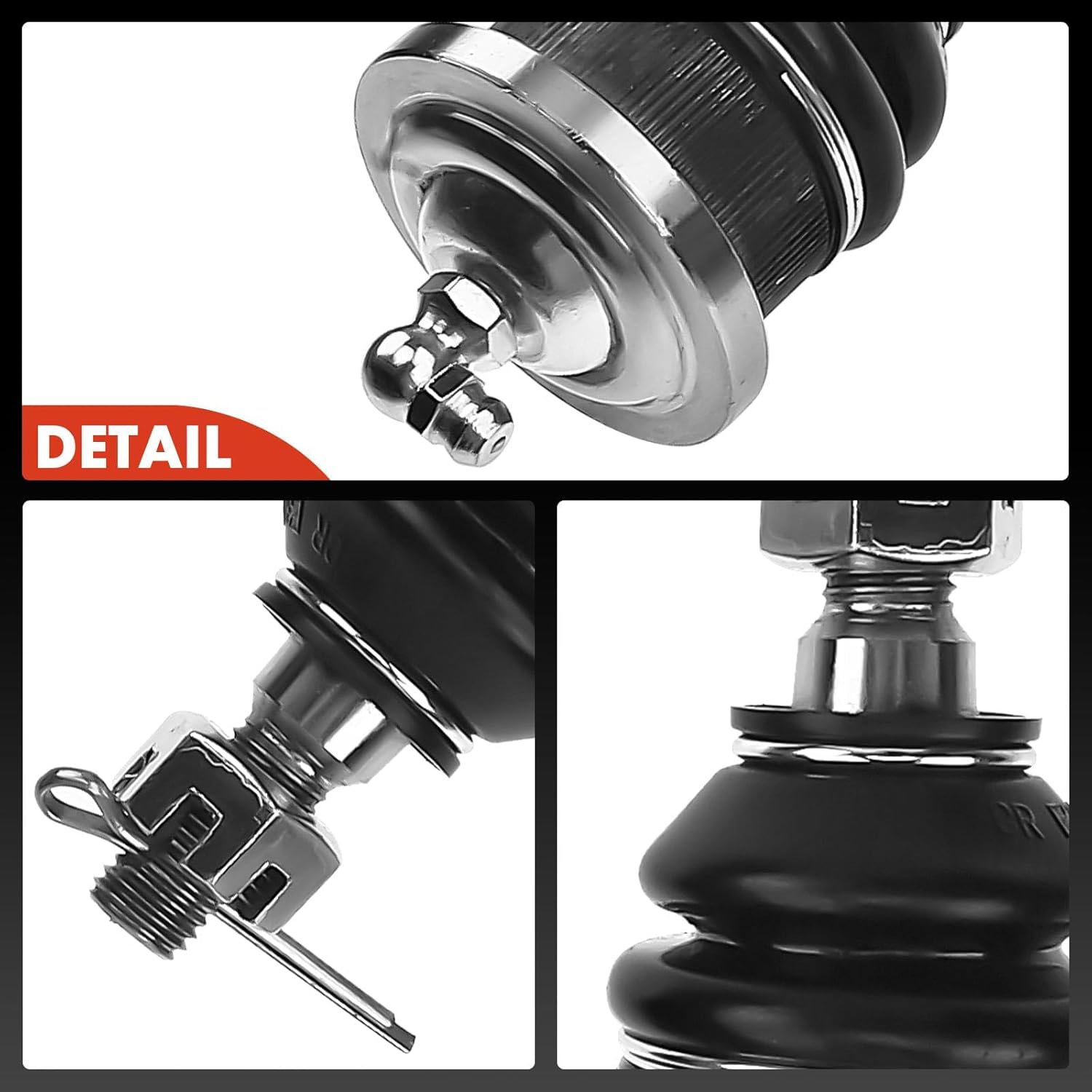 A-Premium Set of 4, Front Upper & Lower Ball Joint Kit, Compatible with Honda Accord 1998-2002, Acura TL 1999-2003, CL 1997-2003, Isuzu Oasis 1996-1999