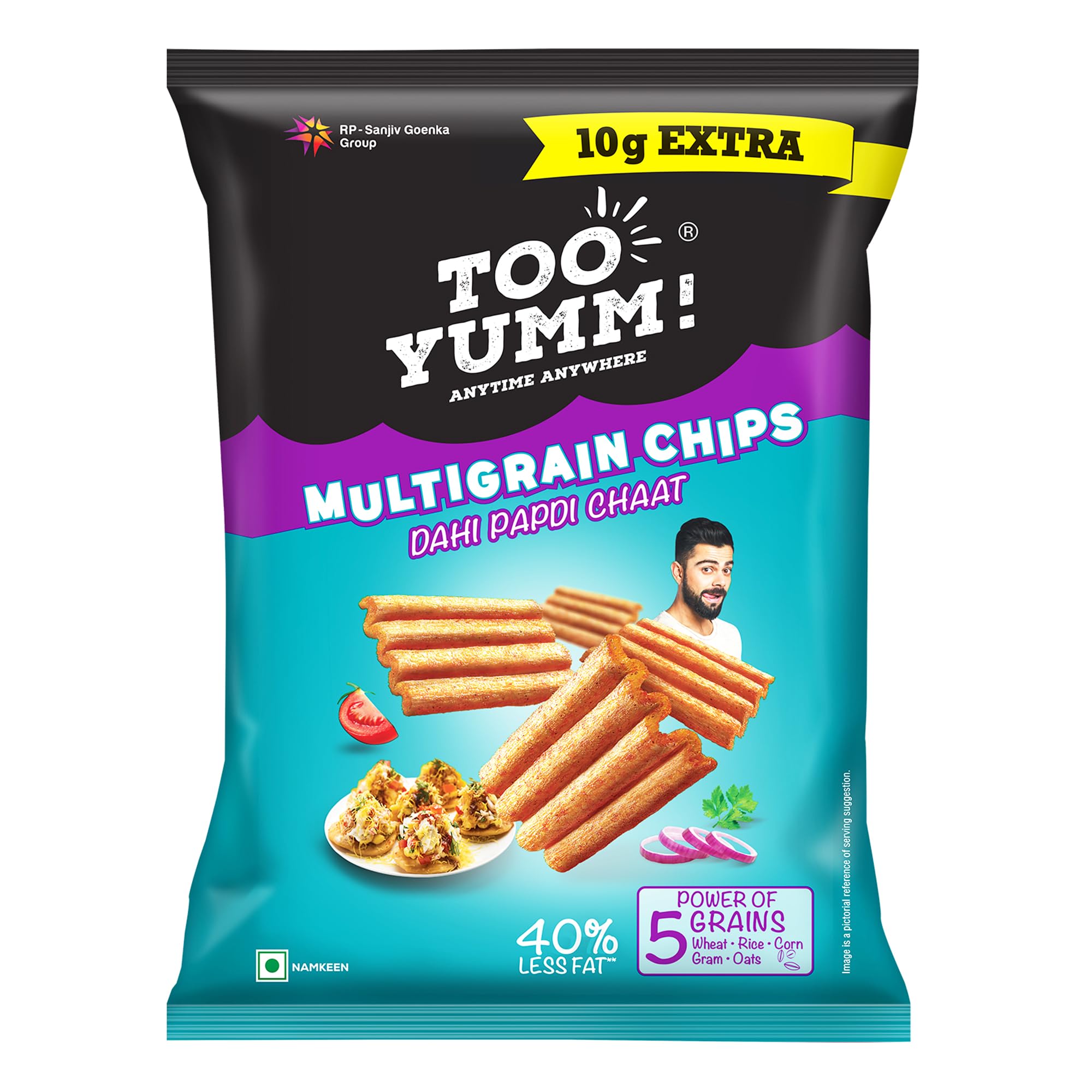 Too Yumm! | Dahi Papdi Chaat | Multigrain Chips | 75g | Protein Snack | Chips for Movies, Games, Parties & More | On-The-Go Munchies (B08XZ42QLK) Amazon Price History, Amazon Price Tracker