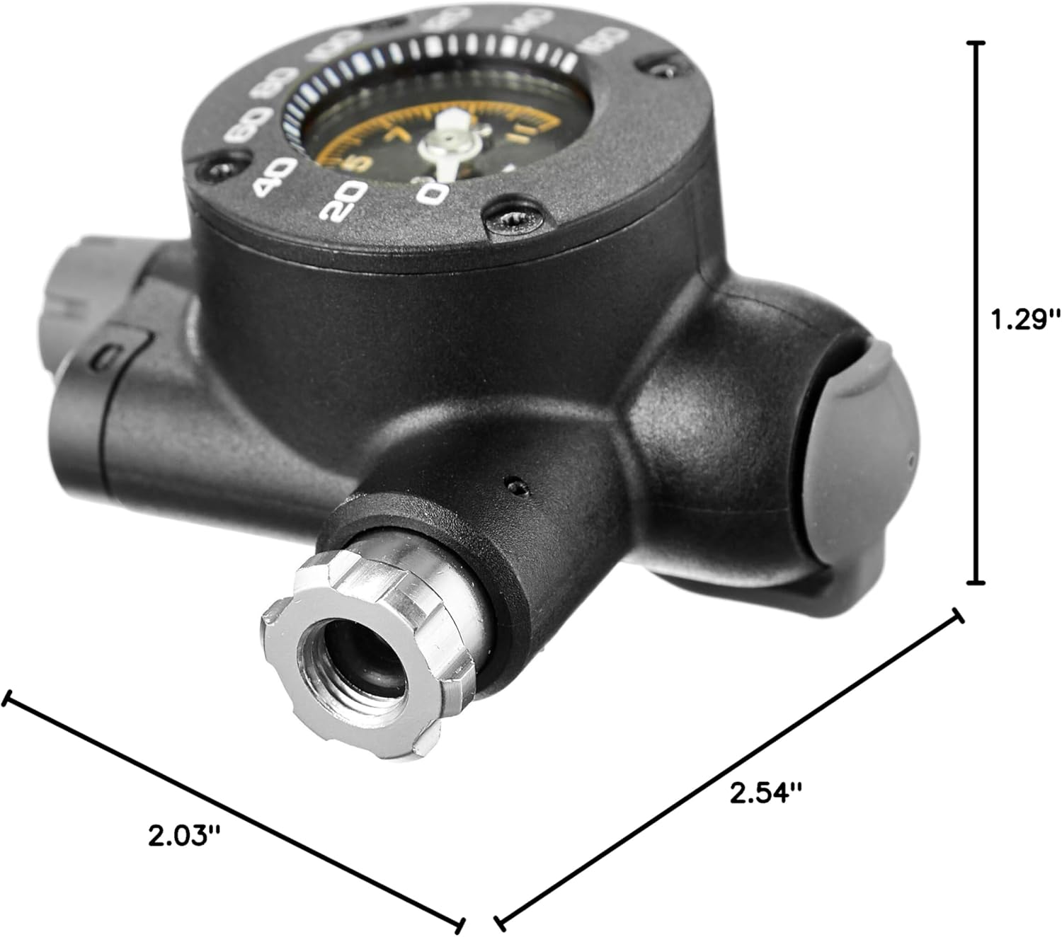 Topeak/Topak Air Booster G2, Black, 6.5 x 5.2 x 3.3 cm