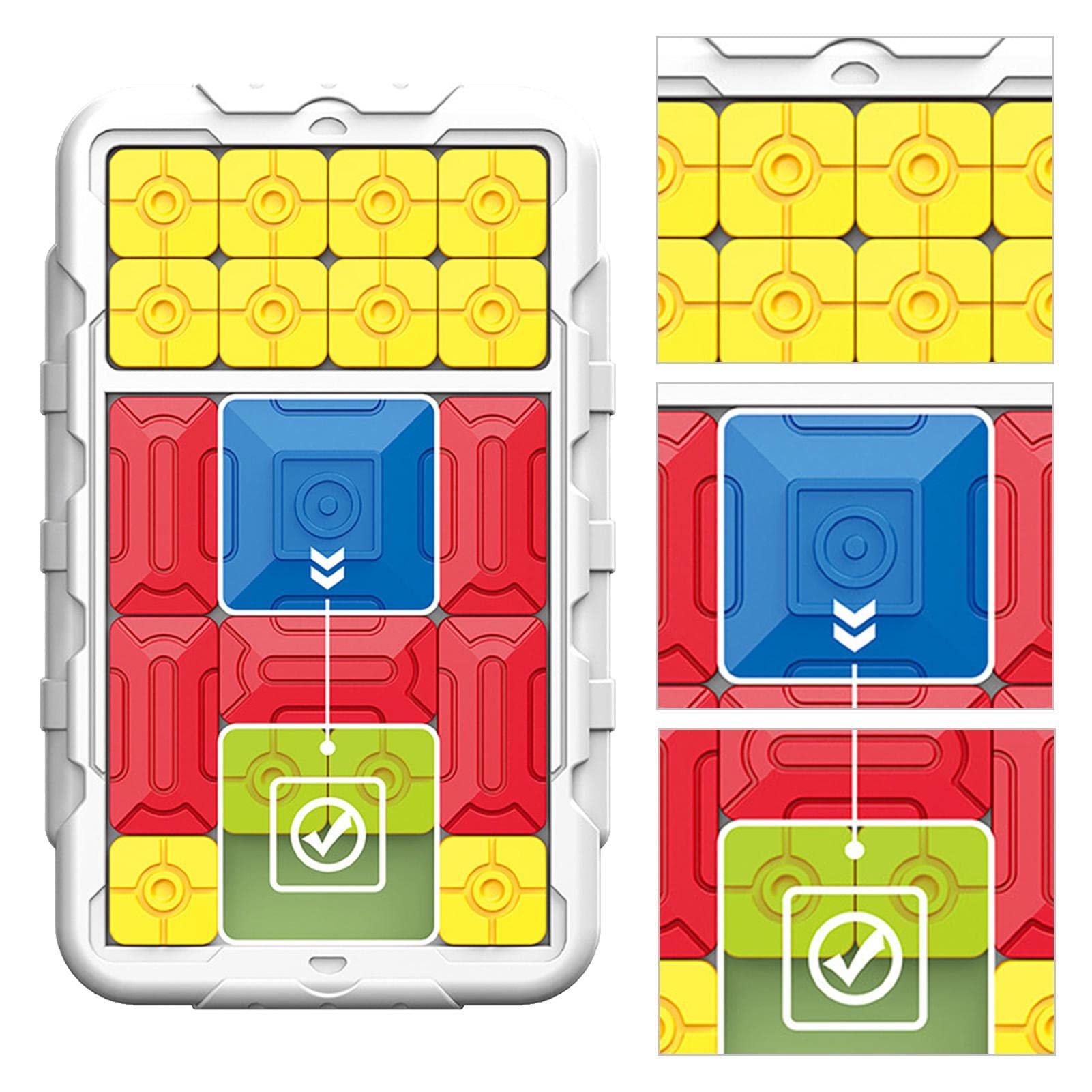 Puzzle Coulissant Classique - Casse-tête Adulte Et Enfant - Jeu éducatif Pour Développer Logique Et Stratégie - Format Compact Voyage - 3