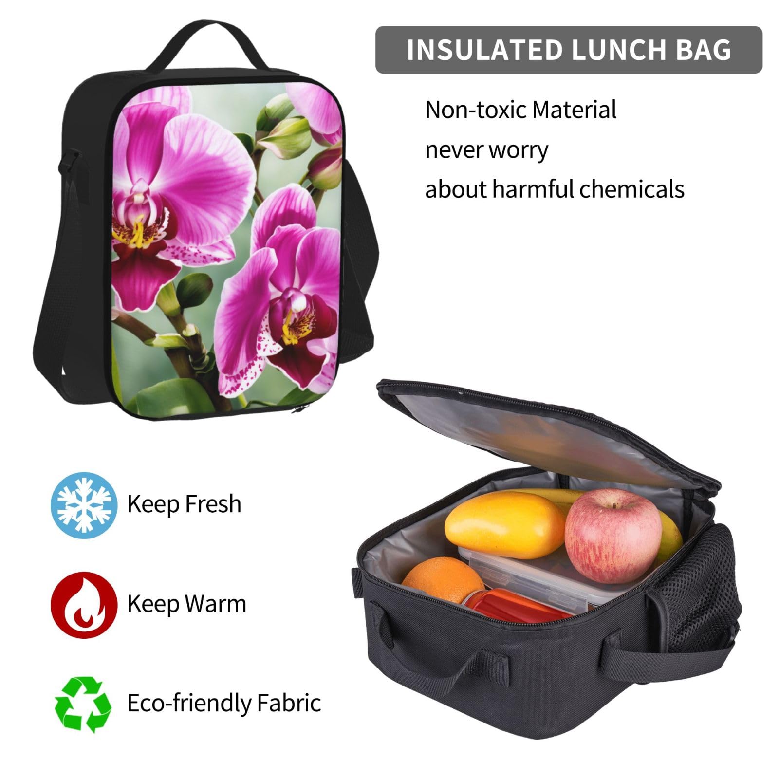 Zaino, borsa portapranzo, astuccio, set da 3 pezzi, per lavoro e
