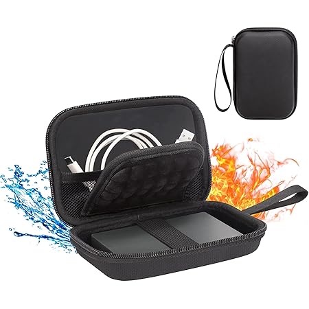 Festplattentasche Feuerfeste Tasche Hülle Festplatten Case für Sandisk ...