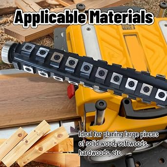 13 Inch Spiral Helical Cutterhead for DeWalt DW735 DW735X Planer