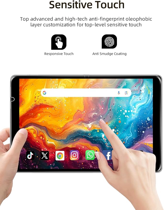 Protector de Pantalla de Vidrio Templado para HAOVM M8 8 Pulgadas, 2 Unidades miniatura 5