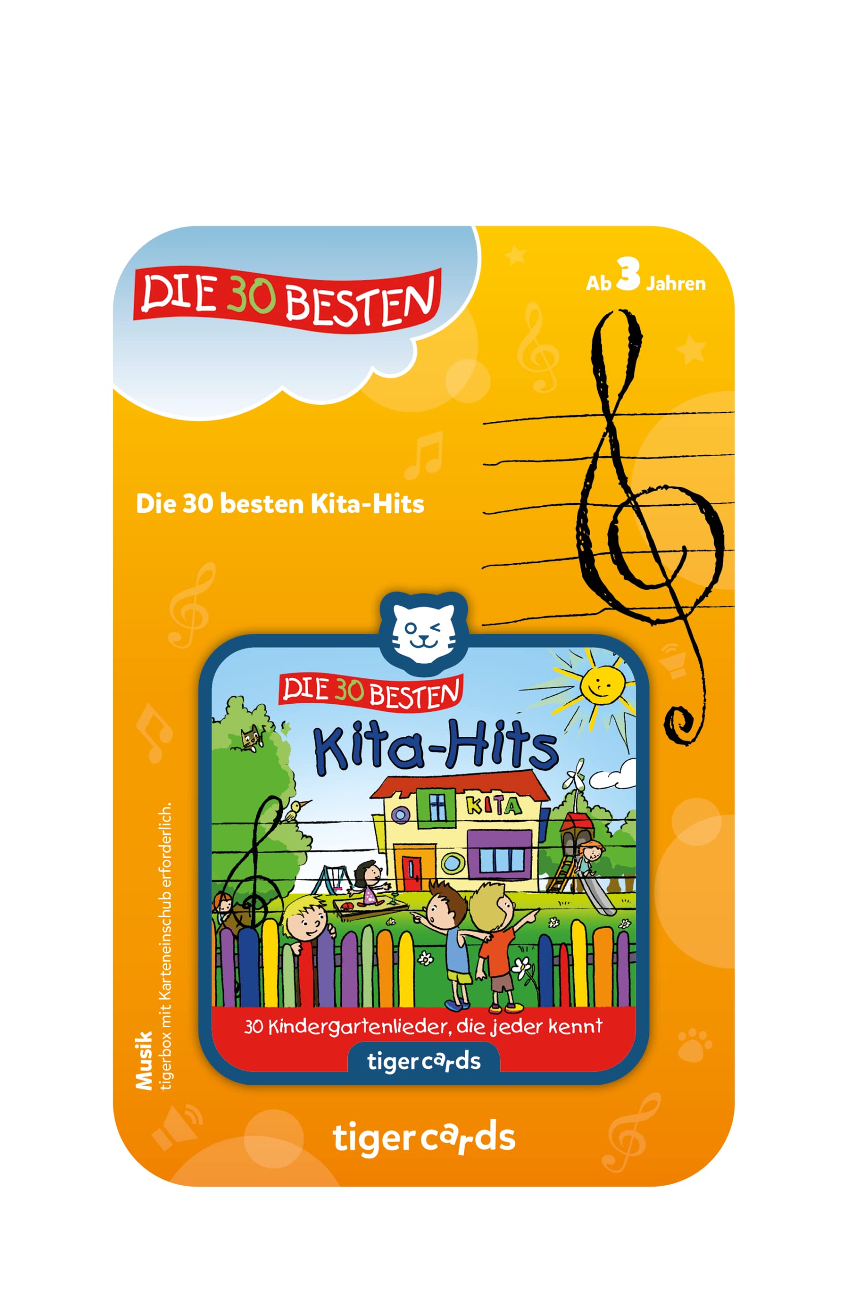 tigermedia tigercard The 30 Best Kita-Hits Children's Activity Dance Moving Singing Tigerbox Music Cube Audio Box Audio Play Children's Songs