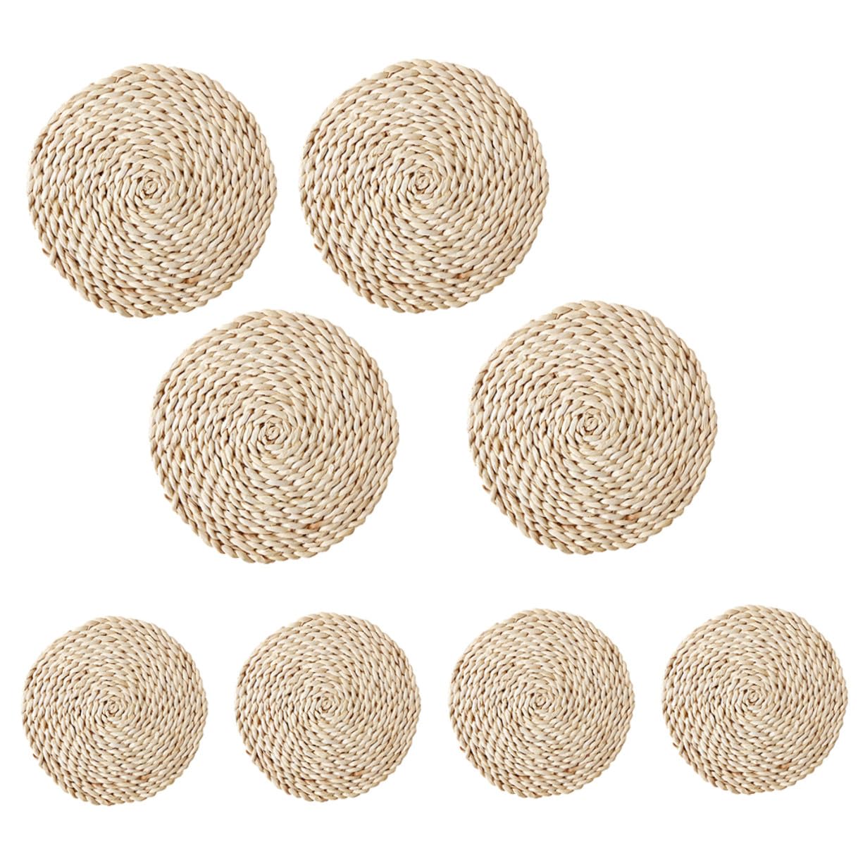 Set de table en paille épaisse isolant thermique résistant