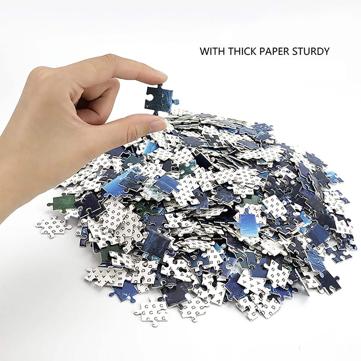 1000 Piece Age 12+ Kids Family National Flags Large Round Jigsaw