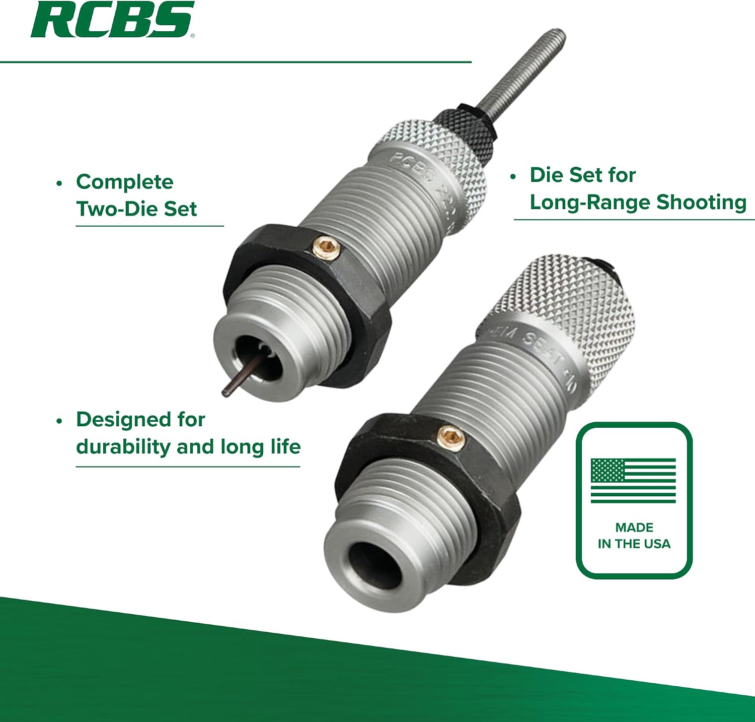RCBS 16601 Series A Full Length Die Set, 338 Lapua
