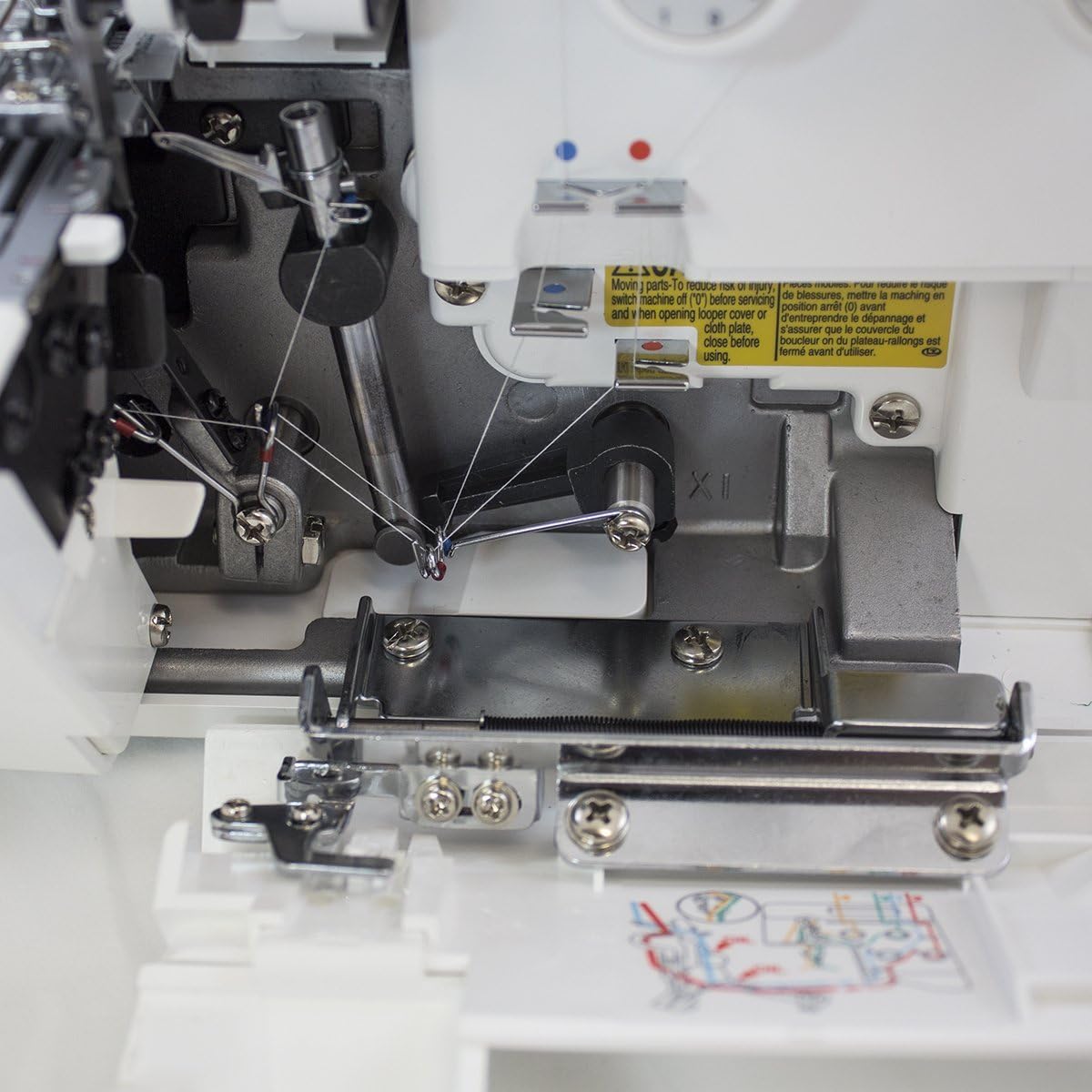 JUKI MO644D Portable Serger, White