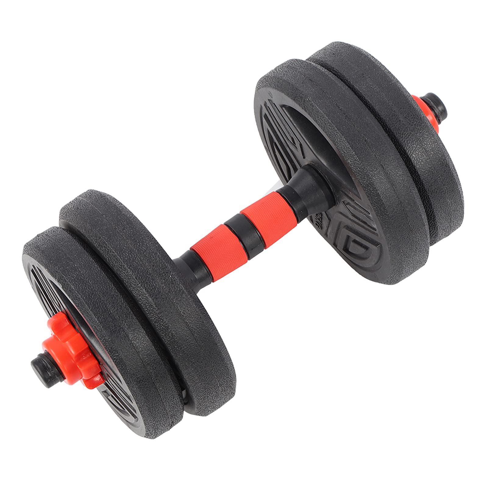 Drfeify Zestaw Hantli, Regulowane Ciężarki ze Stali i Winylu, Pręt łączący 40 Cm, Idealny do Treningów Fitness w Domowej Siłowni