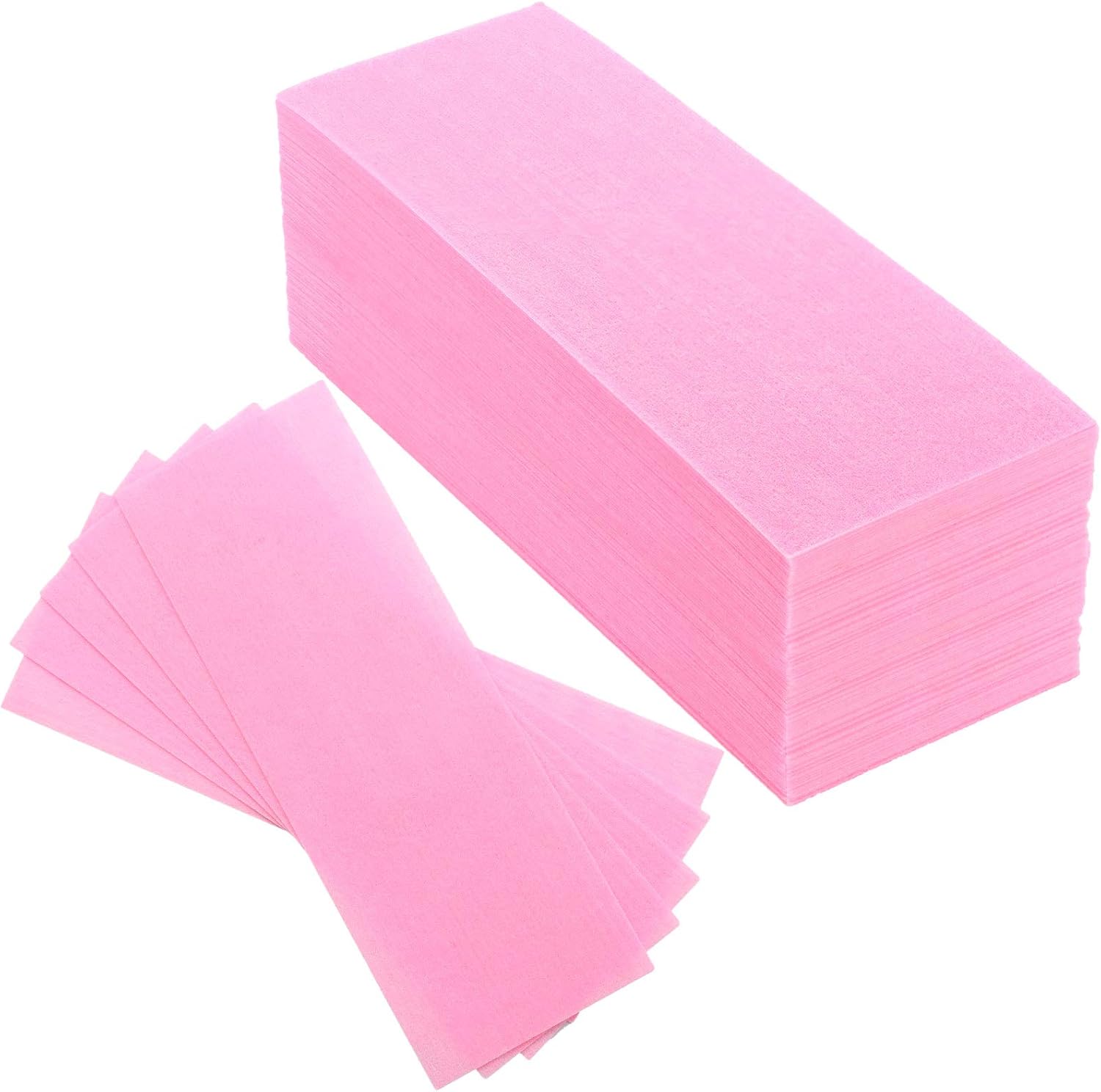Waxing Strips Pink NonWoven Removal Wax Strip Facial Body Wax Strip