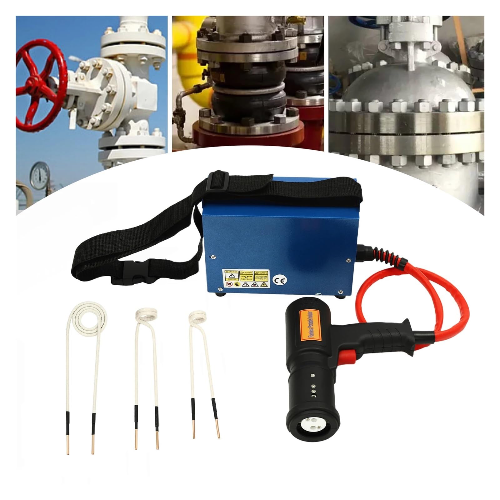 Induktionsheizgerät 1500W – Magnetischer Schraubenlöser Mit 4 Kupferspulen, Bis 800°C, Für Festsitzende Muttern & Bolzen