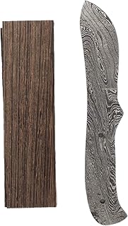 7" SKINNER BLADE Damascus knife kit - KNIFE MAKING - KNIFE KITS (WENGE) - Payne Bros Custom Knives