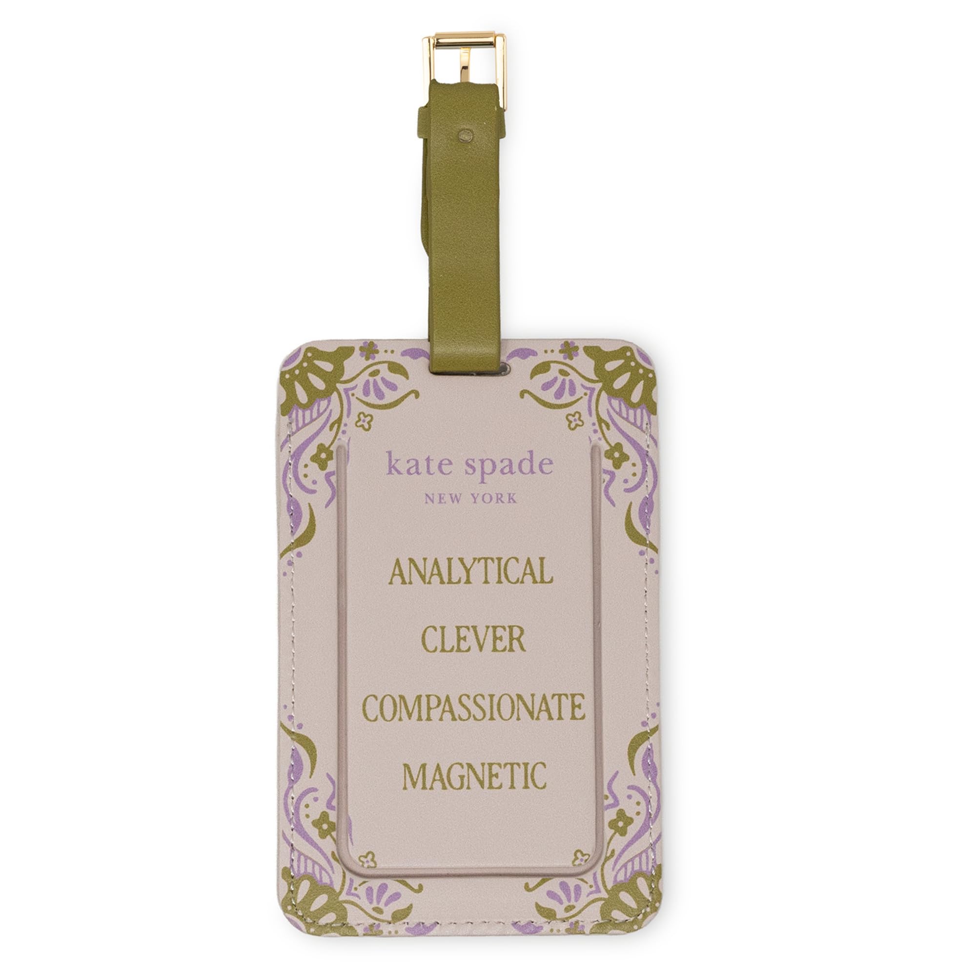 kate spade new york Astrology - Set di 2 etichette per bagagli, Vergine