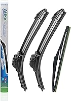 Vista 14 de ATTKE Limpiaparabrisas para todo tipo de clima, limpiaparabrisas delantero de 26 pulgadas + 22 pulgadas y limpiaparabrisas trasero de 11 pulgadas