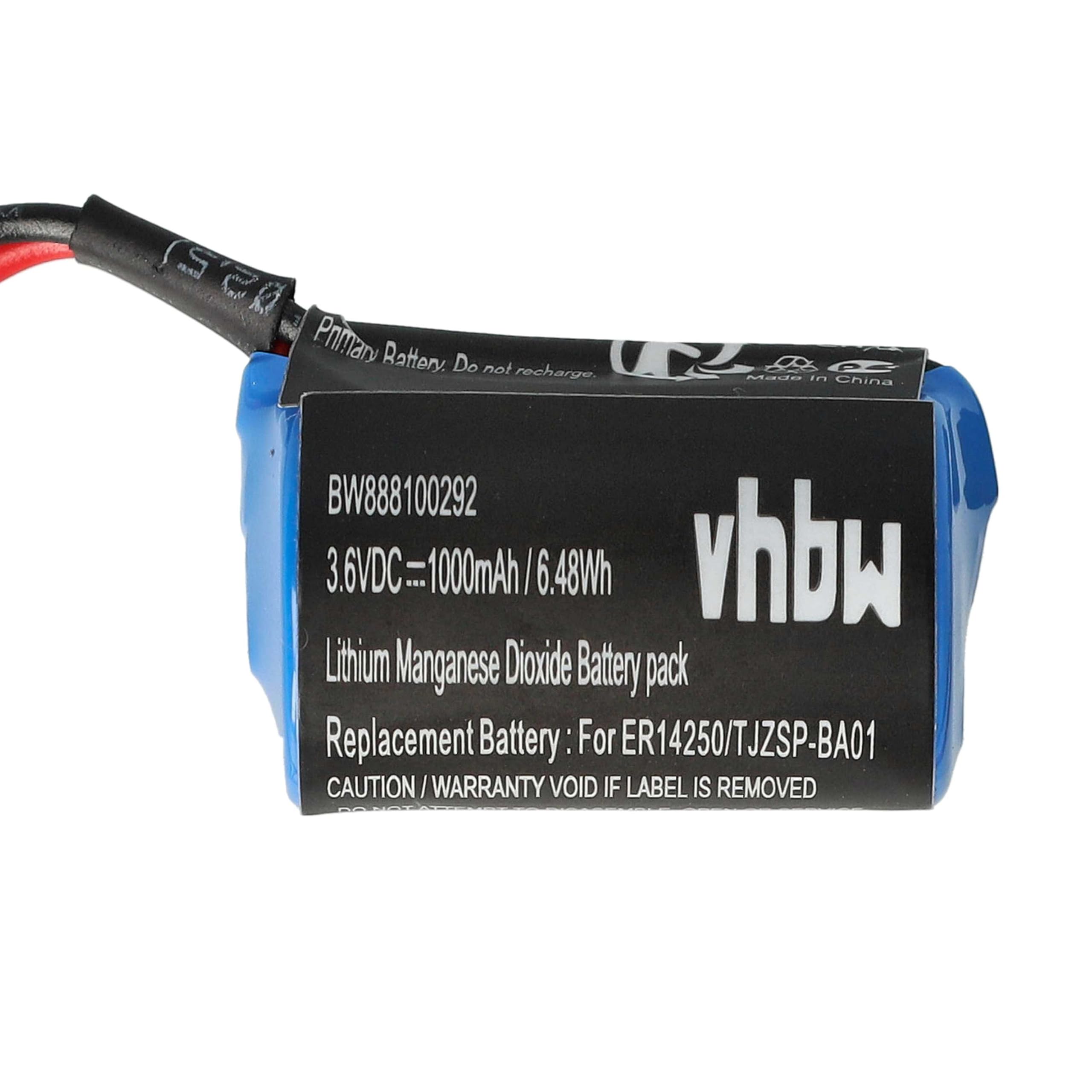 vhbw 5 x bateria kompatybilna z Omron V Servo Drive, Sigma 2, SGDH ServoRack, SGDH Amplifier CNC, serwo napędowe (1000 mAh, 3,6 V, Li-MnO2)