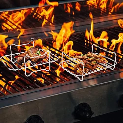 Miniatura 4 de Estante para freidora de aire para freidoras instantáneas, freidora vortex, estante deshidratador de acero inoxidable, accesorios de aire, juego de