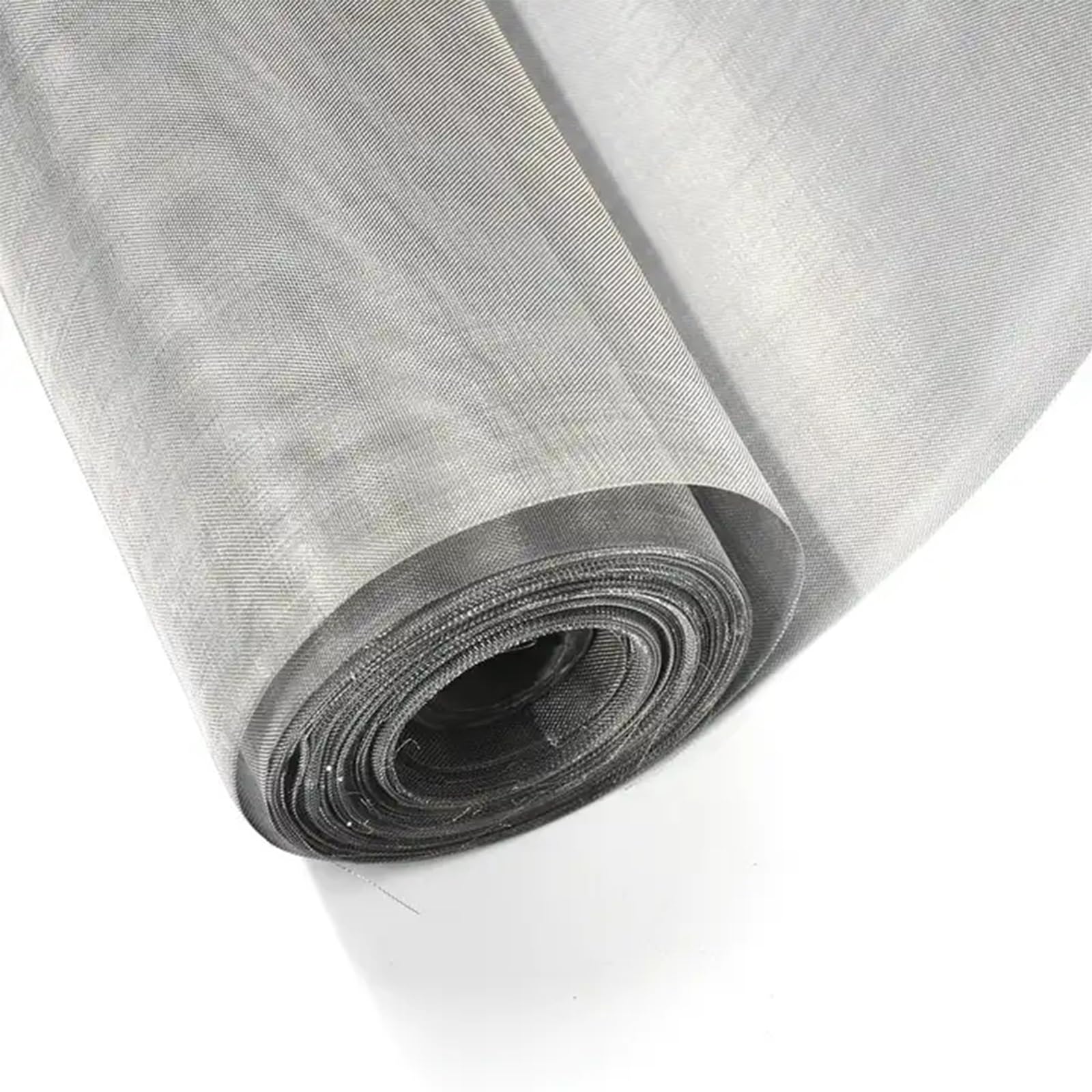 TGBHM Stainless Steel Screen Rolls 304 Stainless Steel Woven Wire Metal Security Mesh Roll for Door ScreenPatio Screen Cabinets Mesh,Silver-0.9x1m