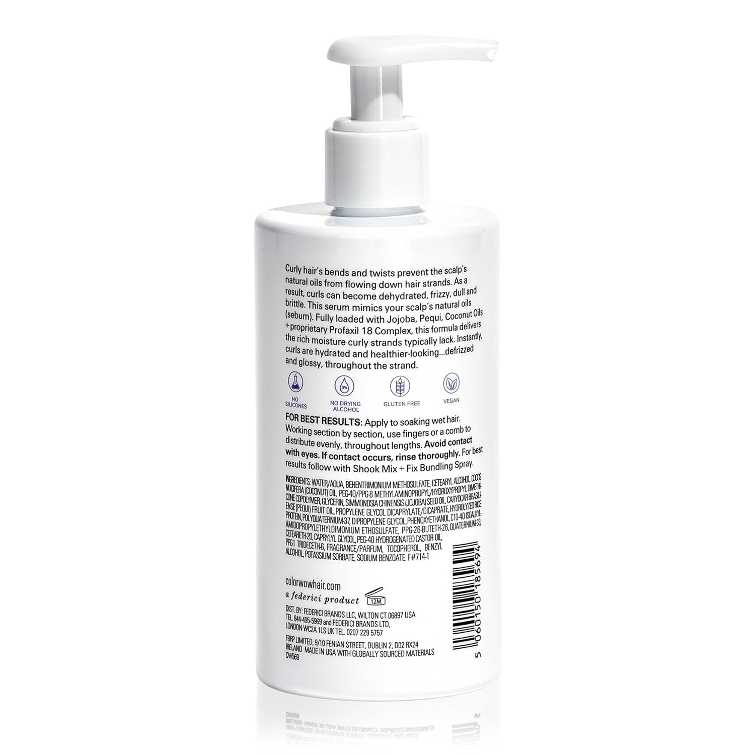 COLOR WOW Curl Wow Flo-etry Vital Natural Serum – Rich-oil blend moisturizes dry, dehydrated strands from root to tip for instantly plump, plush, juicy curls | No weight or greasy feel - Image 2