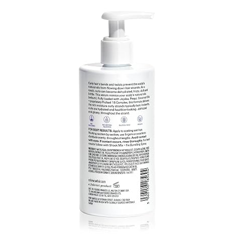 COLOR WOW Curl Wow Flo-etry Vital Natural Serum, Lightweight Moisturizing Serum for Dry Dehydrated Curls