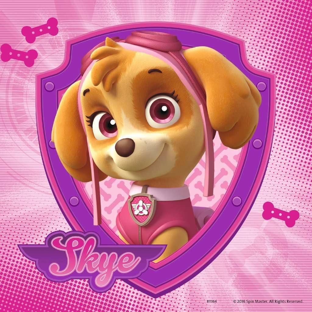 Ravensburger 8008 Paw Patrol Skye & Everest Jigsaw Puzzles - 3 x 49 Pieces