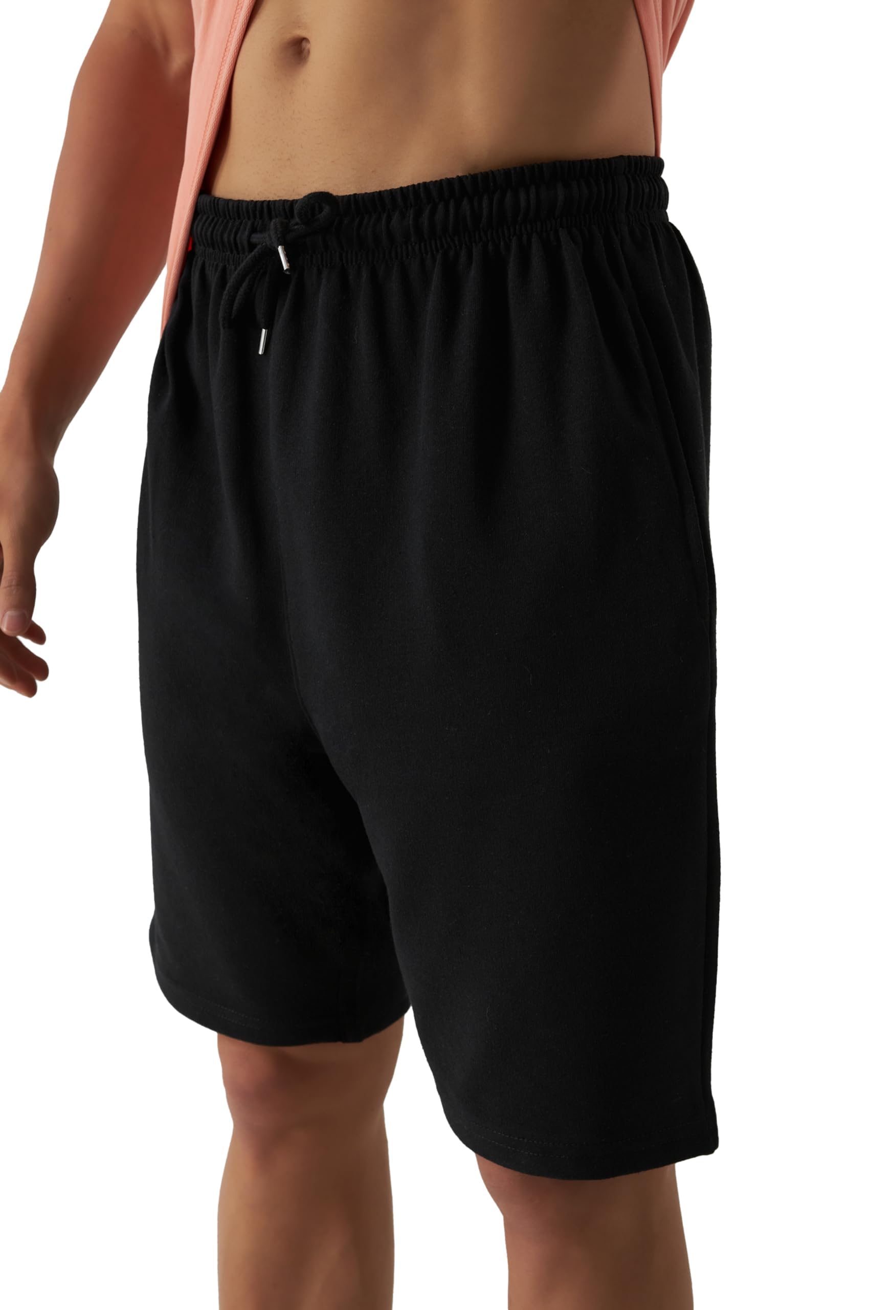 ROSS CAMP Sporthose Herren Kurz - Kurze Hosen Herren, Laufshorts Männer Sommer Baumwolle Jogginghose Fitnesshose Sport Sportshorts Bermuda Shorts Hose Trainingshose Tennishose
