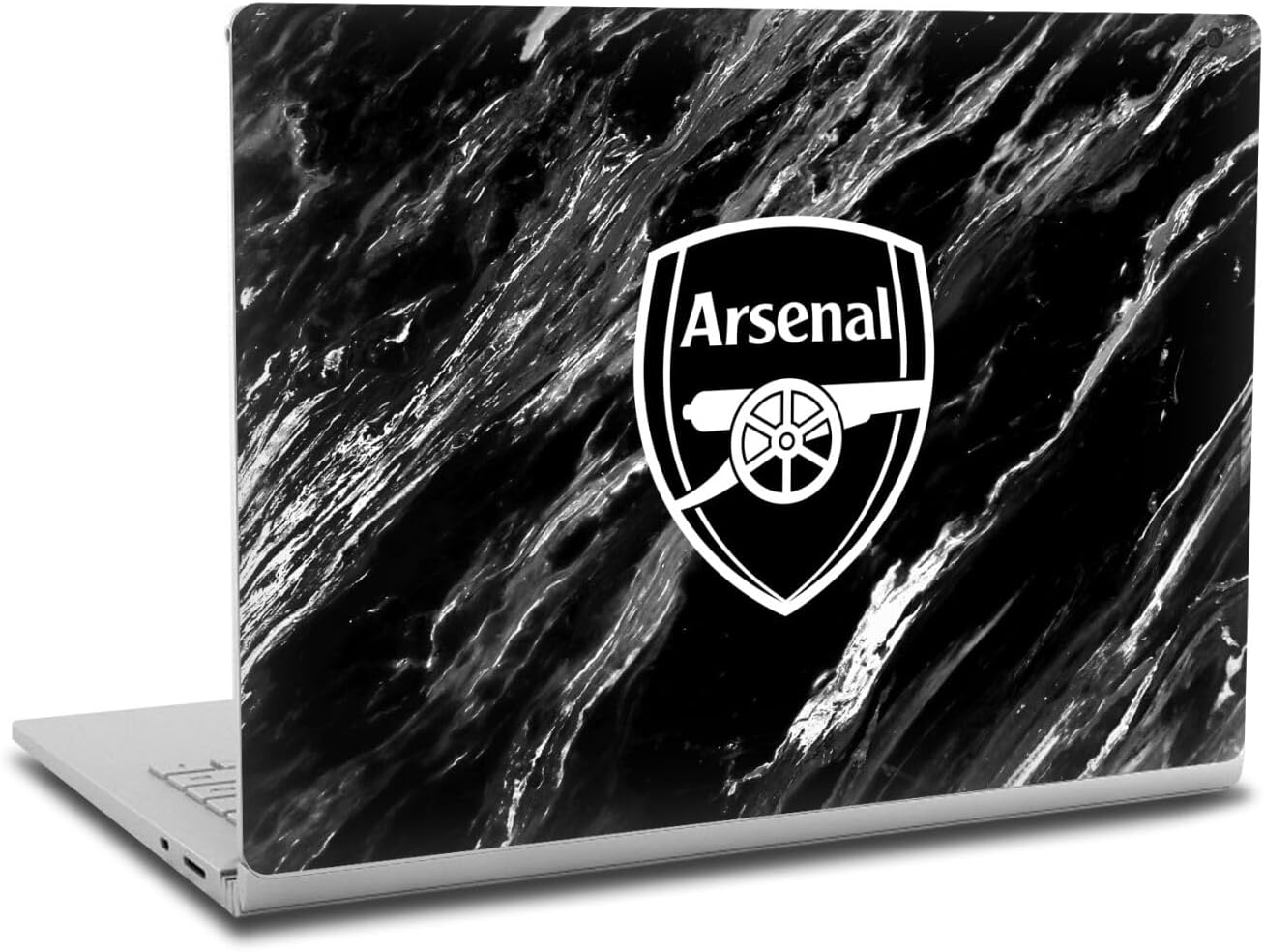 Head Case Designs Officially Licensed Arsenal FC Black Logo Logos Vinyl Sticker Skin Decal Cover Compatible with Microsoft Surface Pro 4/5/6