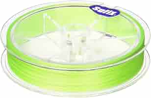 Sufix 832 Braided Fishing Line - 1200 Yard Spool, 40 LB Test, Neon Lime High-Visibility