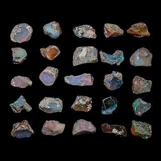 InfinityGemsArt 30 carati Cristalli Grezzi Naturale etiope Fuoco Opal Pietre preziose Prime per monili Cristalli curativi Ottobre Birthstone Opal Grezzi
