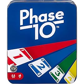 Mattel Games Phase 10 Card Game with Color Blind A..