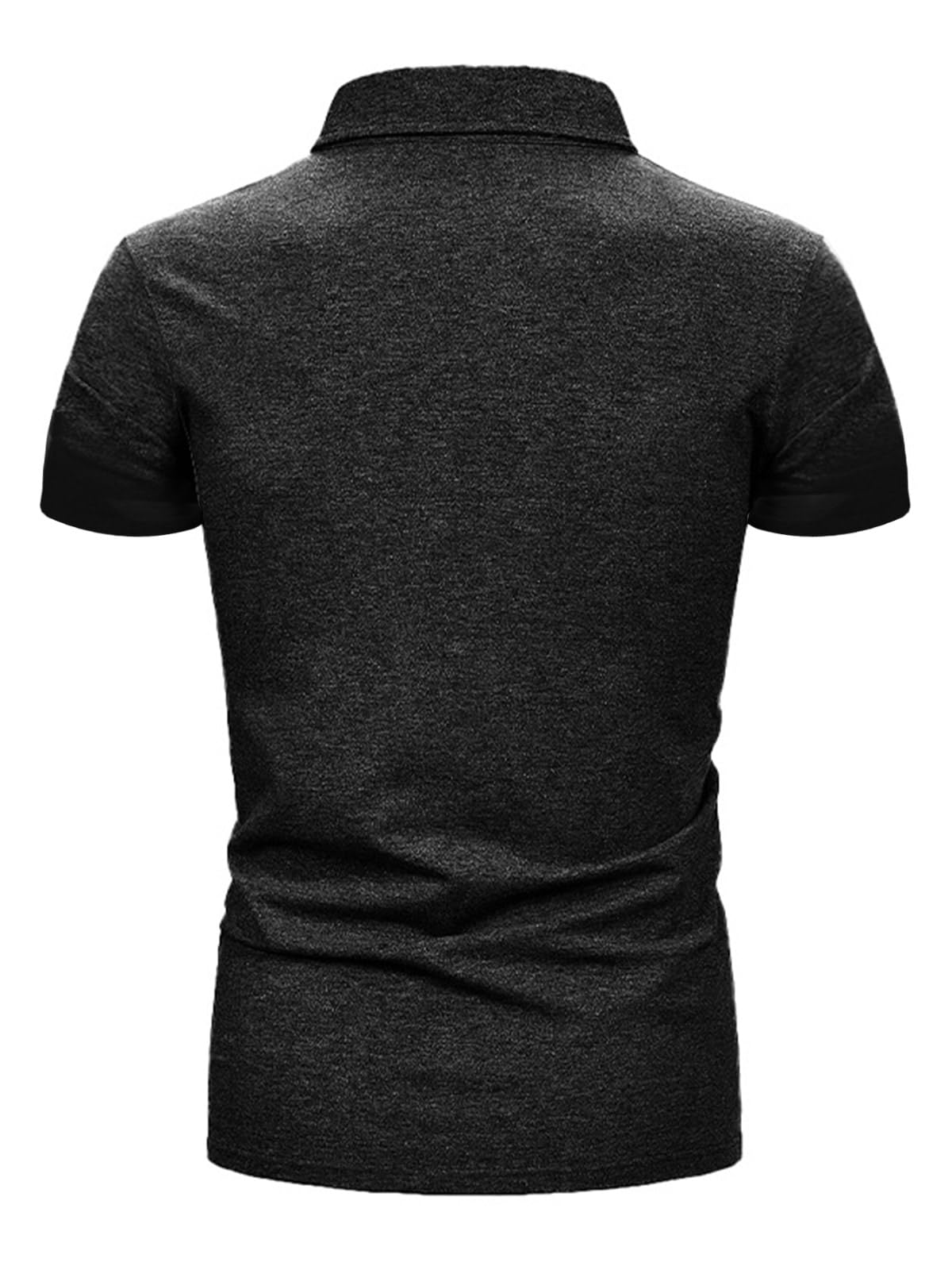 Zetieny Polo Uomo Manica Corta Traspirante Golf T-Shirt Tennis Polo Shirt Estiva Abbigliamento da Lavoro Magliette