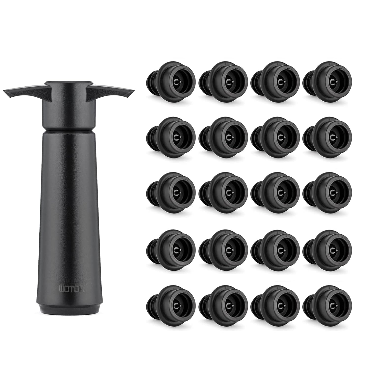 Buy WOTOR Wine Saver with 20 Vacuum Stoppers, Wine Stopper, Reusable