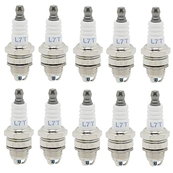 DRELD 8Pcs L7T Spark Plugs, 2 Stroke Engine Spark Plug Engine Accessory