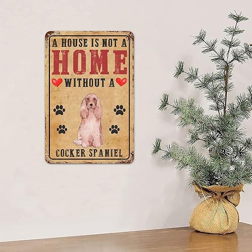 Vista 117 de Letrero de metal con texto en inglés «A House is Not A Home Without A Dogo Argentino» («A House is Not A Home Without A Dogo Argentino»)