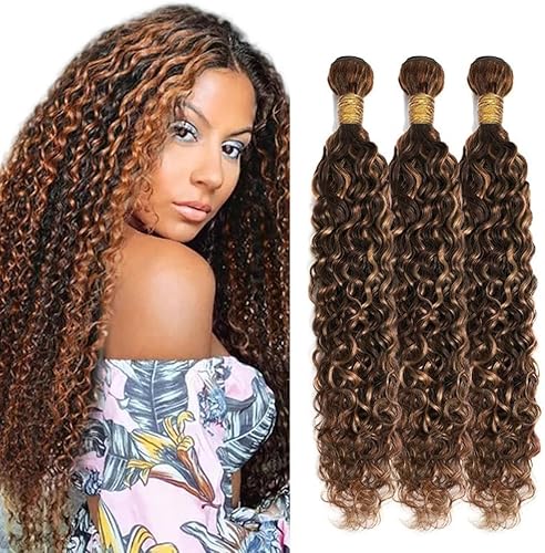 Habiliana Bundles Human Hair 24 26 28 Inch Water Wave P4/30 Human Hair Bundles 1