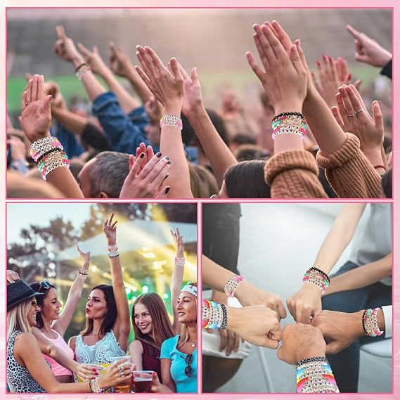 Friendship Bracelets Set, 11PCS TS Inspired Bracelet Set, Fashionable Taylor Merchandise Bracelet,Friendship Bracelets for Music Lover,Jewelry Accessories for Women Girls