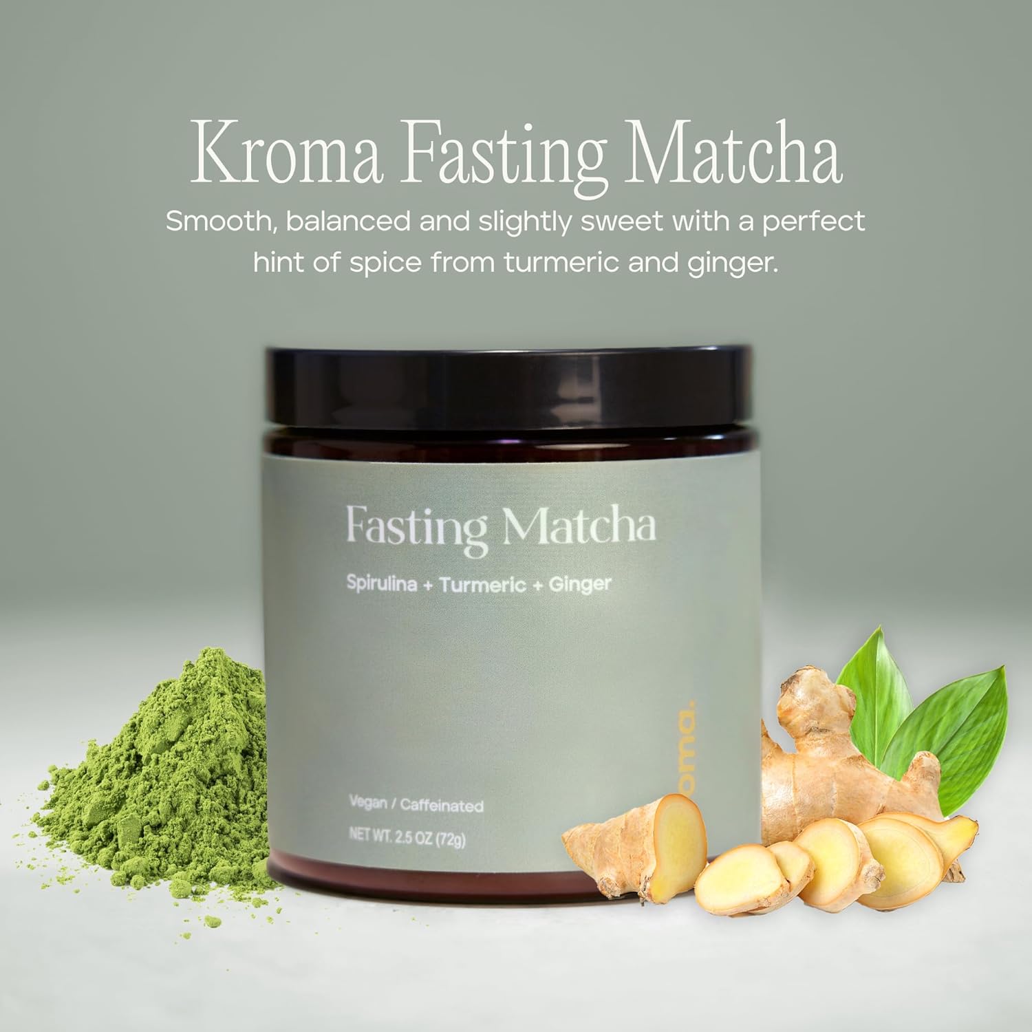 Boost Your Fast with KROMA: The Ultimate Matcha Power Blend!