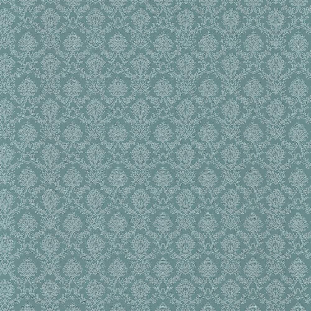 グランマモーゼス ③ バーククロス　ファブリック ALL-CITY* gorilla monsoon frame set (aqua seafoam) - BLUE