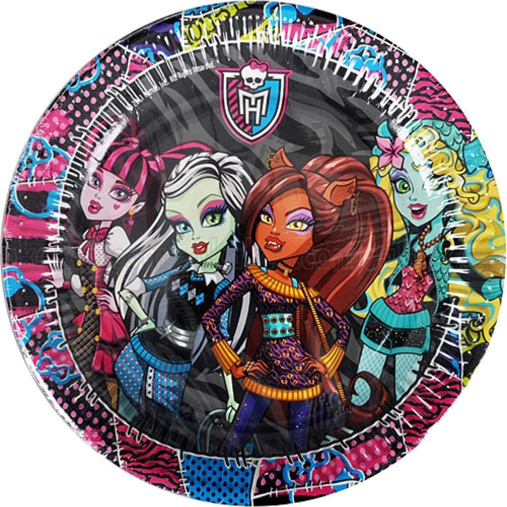 Monster High Plate 8 Pack Amazon.co.uk Toys & Games