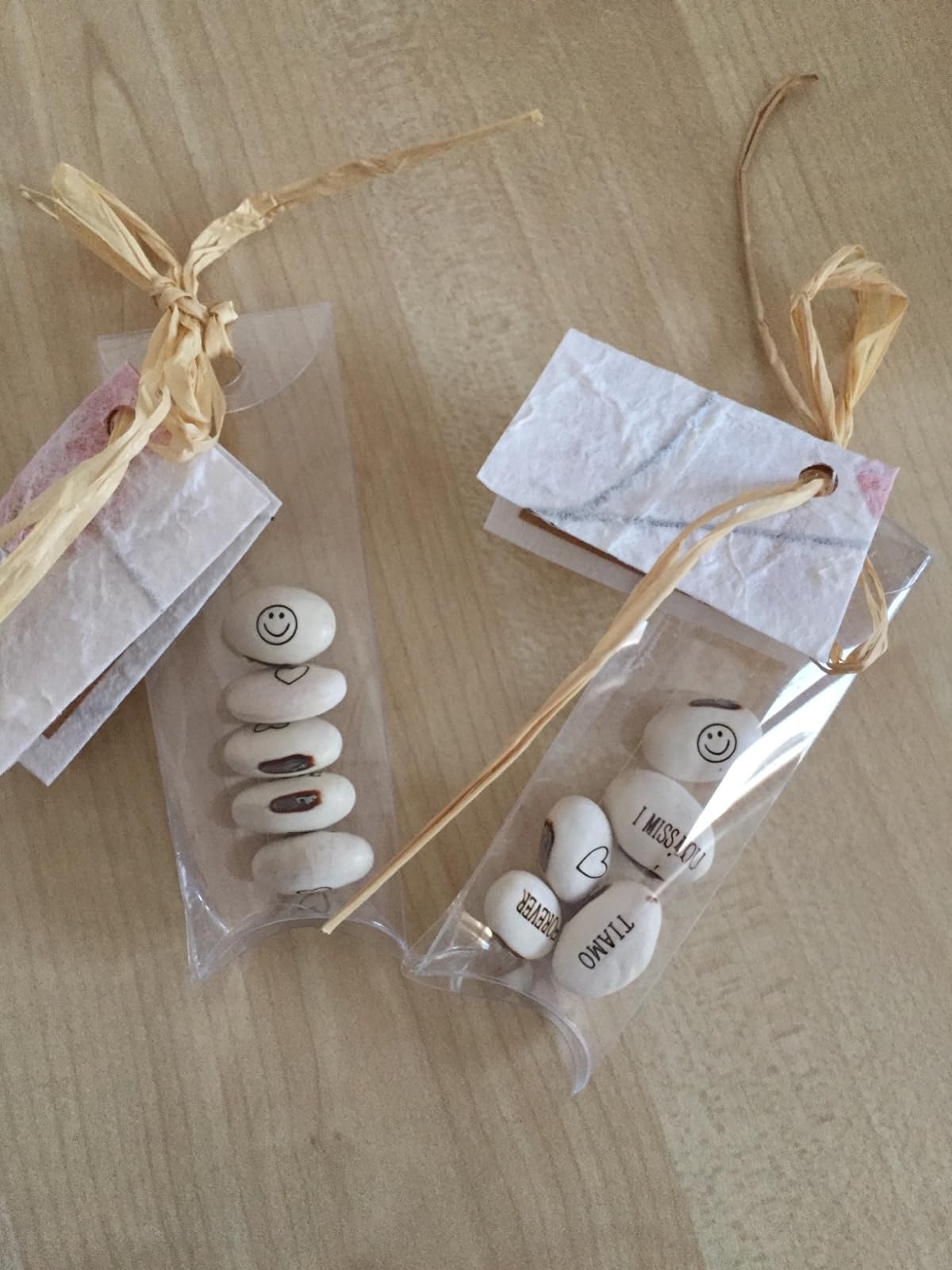 J&J Paquete de 20 Semillas Magic Bean Magic Beans Idea de Regalo Evento recurrente Idea de curiosidad Regalo para el hogar Bingo Fiesta de Navidad en el Amor Mensaje Especial